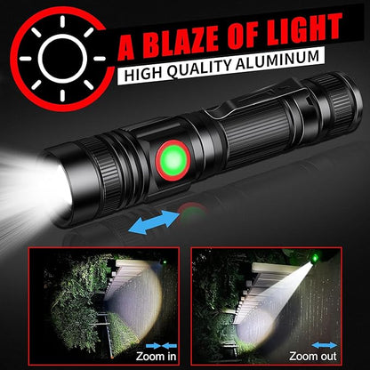 DARKBEAM LED Flashlight Rechargeable USB 2000 High Lumens, Small and Bright - Image 2