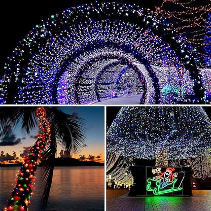 4 Pack Solar String Lights for Outside, 170 FT Total 480 LED Solar Chrismas - Image 2