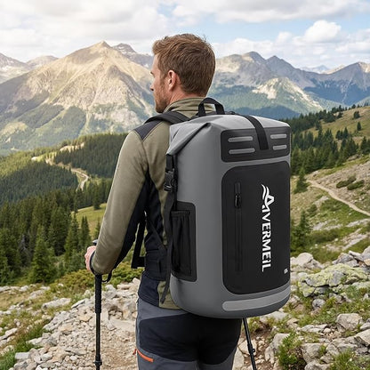 Waterproof Dry Bag with Waterproof Phone Case and small waterproof Bag Grey - Image 8