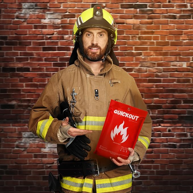 Crystal Lemon Fire Blanket 12-Pack, 39x39 Multi-Use Emergency Fire Suppression - Image 6
