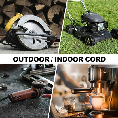 EP 50FT Green Outdoor Extension Cord, 16/3 SJTW Heavy Duty Waterproof, 3 Prong - Image 7