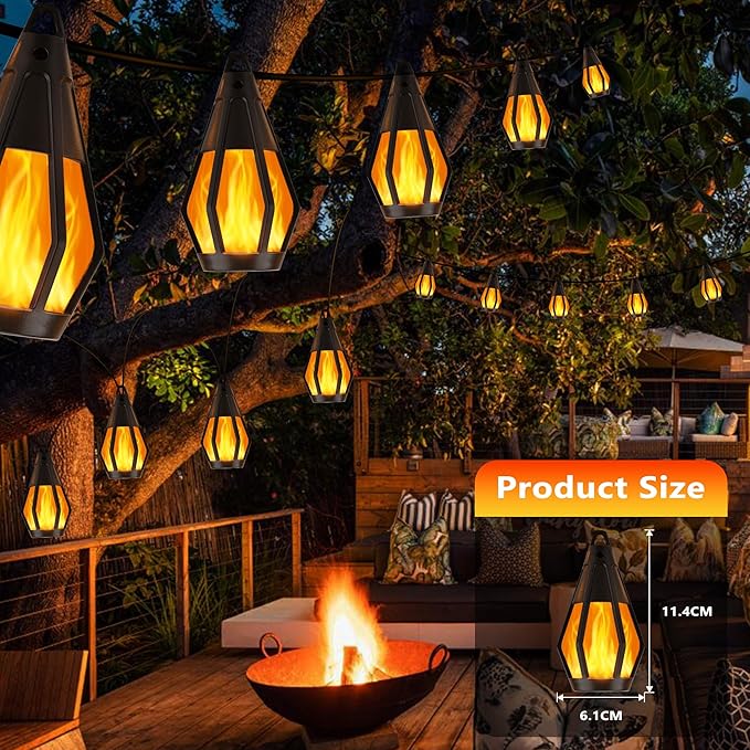 Solar String Lights for Outside, 33Ft Solar Patio Light - Image 6