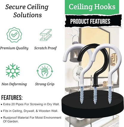 20 Pcs Ceiling Hooks for Hanging Plants - Image 8