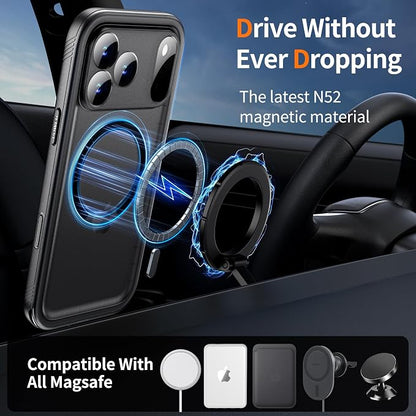 Cozycase for iPhone 17 Pro Max Waterproof Case Full-Body Bumper Shockproof - Image 2