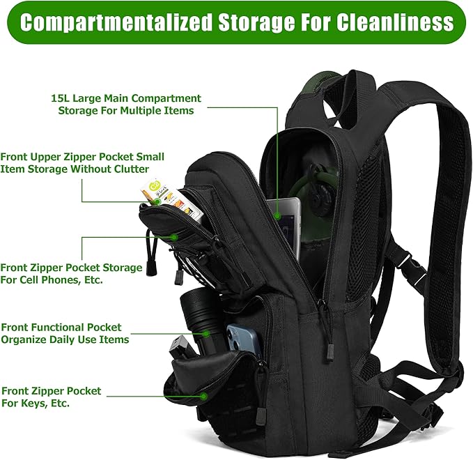 1050D Tactical Hydration Backpack - Image 3