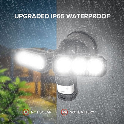 SANSI 38W 5000LM Motion Sensor Outdoor Lights, Flood Light Outdoor Detector - Image 5