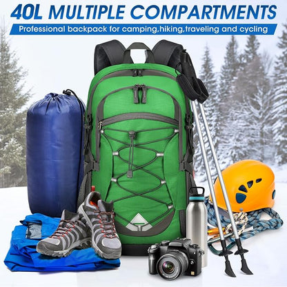 IGOLUMON Hiking Backpack 40L Packable Lightweight Camping Backpack Men Women - Image 7
