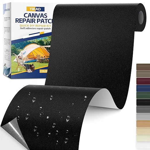 Fabric Repair Tape, Self Adhesive Canvas Repair Patch, Waterproof Outdoor by Unknown