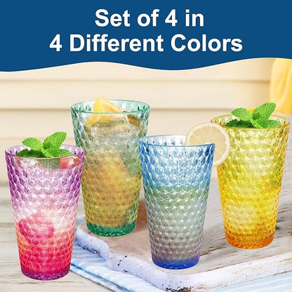 Lily's Home 19.4oz Highball Glasses Set of 4 - Image 2