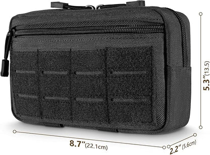 FRTKK Tactical Molle Admin Pouch Utility Laser Cut EDC Tool Pouch Bag - Image 2