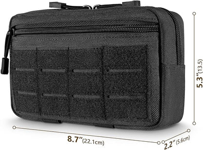 FRTKK Tactical Molle Admin Pouch Utility Laser Cut EDC Tool Pouch Bag - Image 3