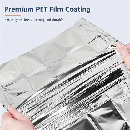 MEETSWEET Emergency Rescue Blanket Outdoor Survival Blanket Waterproof - Image 3