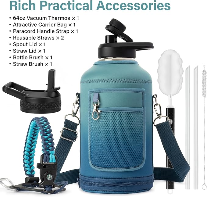 DYSANKY Insulated Water Bottle | Thickened Stainless Steel Vacuum Metal | - Image 2