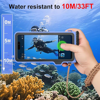 Underwater Phone Case for Snorkeling & Diving, IP68 Waterproof Case for Swimming - Image 2