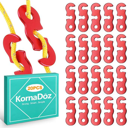 20Pcs Aluminum Alloy Rope/Cable Tensioners & Tie Downs by Unknown