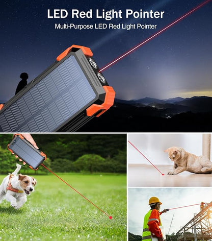 Sudrov Solar Charger Power Bank, 42800mAh Wireless Portable Charger - Image 5