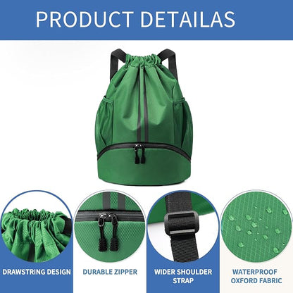 JELUTAR Drawstring Backpack Gym Bag - Image 6