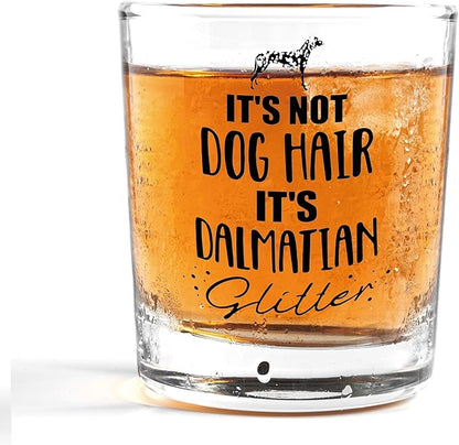 Nogrit Dalmatian Gifts, Whiskey Glasses 10 oz, Dog Lovers Gifts, Funny It's Not by Nogrit