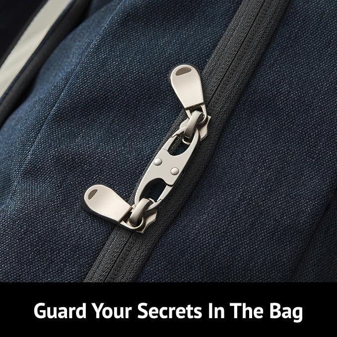zelin Anti Theft Zipper Clips Double Opening Small Carabiner Clips, Commuting - Image 4