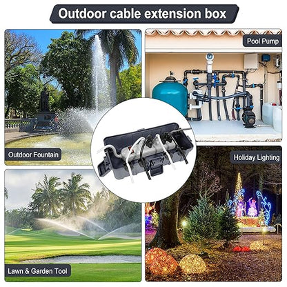 Outdoor Electrical Box Waterproof, OUTDSPLY Medium Outdoor Electrical Box w/ 6 - Image 7