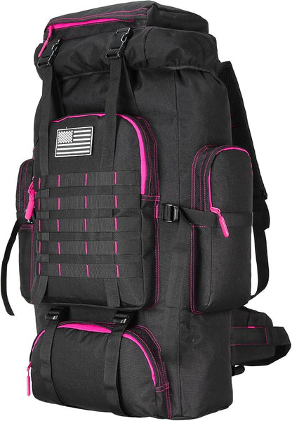 Hiking Backpack for Men 70L/100L Camping Backpack Military Rucksack Molle 3 by W+WINTMING