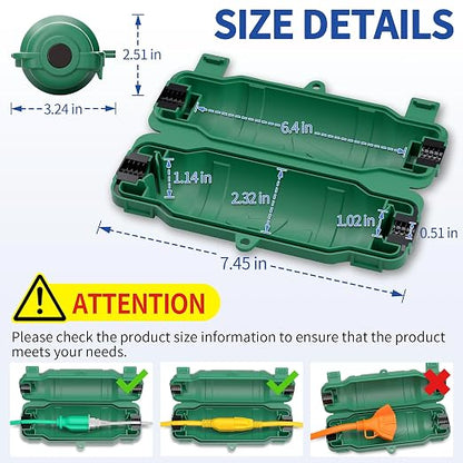 6 Pack Outdoor Extension Cord Safety Cover - Image 2