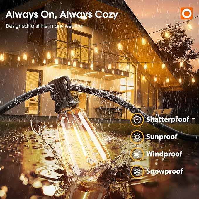 addlon 400FT Outdoor String Lights - Image 3