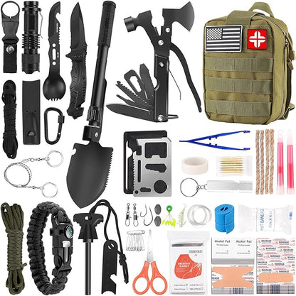 LUXMOM Emergency Survival Kit and First Aid Kit, Gift by LUXMOM