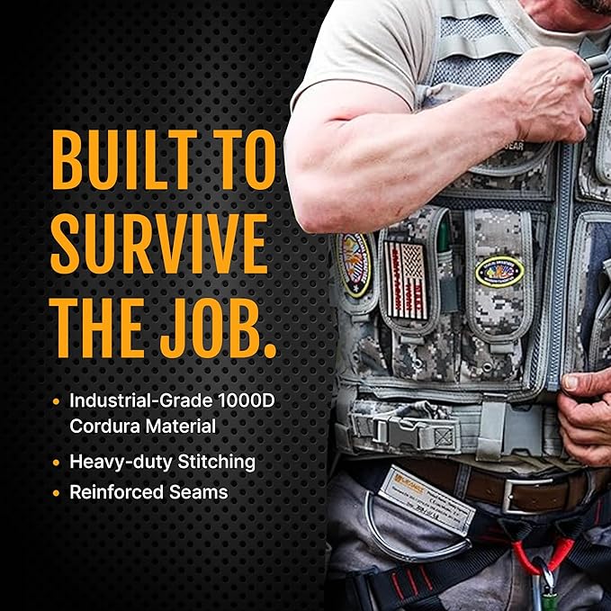 Spec Ops Tool Gear SF-18 Charlie 2.0 Tactical Tool Vest & Belt | Modular MOLLE - Image 8