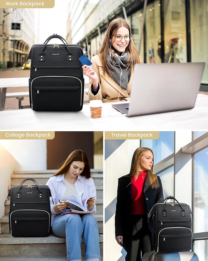 LOVEVOOK Laptop Backpack for Women, Travel - Image 8