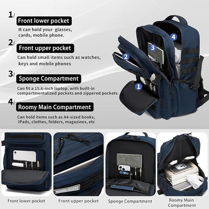 Wotony Military Tactical Backpack - Image 3
