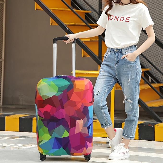 Explore Land Travel Luggage Cover Suitcase Protector Fits 27-30 Inch Case - Image 6