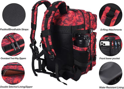 LHI Military Tactical Backpack for Men Molle Daypack 45L Army 3 Days Assault - Image 4