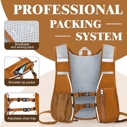 Hydration Backpack with 2L Water Bladder Bag, Lightweight and Breathable - Image 4