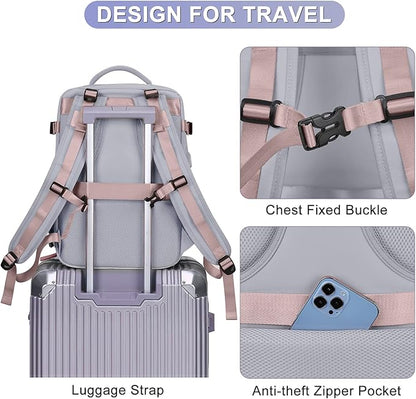 coofay Travel Backpack For Women Airline Approved Carry On Backpack Flight - Image 9