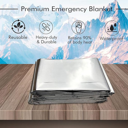 NOVAMEDIC Emergency Mylar Foil Thermal Blankets - Image 4