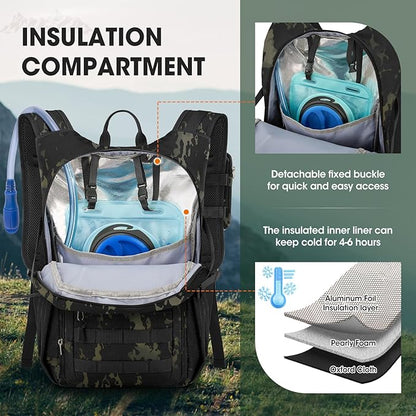 RAINSMORE Tactical Hydration Backpack 18L - Image 3