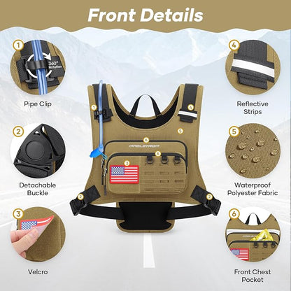 Maelstrom Running Vest, Detachable Hydration Backpack - Image 2