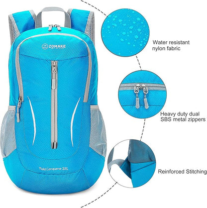 ZOMAKE Ultra Lightweight Packable Backpack 25L, Foldable Hiking Backpacks Water - Image 5
