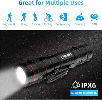 COSOOS 3 Mini LED Tactical Flashlights - Image 6