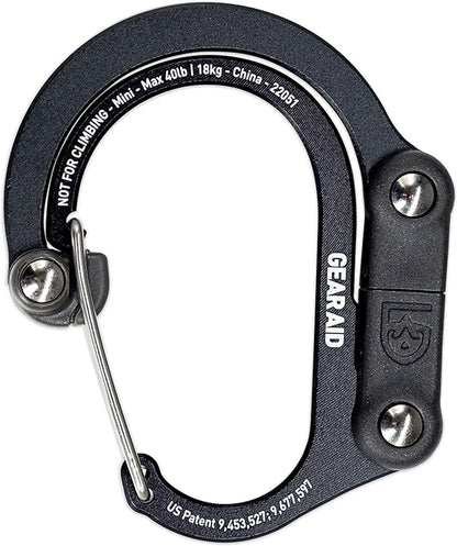 GEAR AID HEROCLIP 360° Swivel Carabiner Gear Clip and Hook by GEARAID
