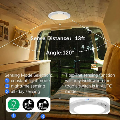 Koopala Battery Operated LED Ceiling Lights Fixture - Image 3