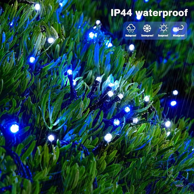 JMEXSUSS 2 Pack Solar String Lights Outdoor Waterproof, Total 400 LED 151FT - Image 2