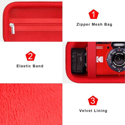 Canboc Carrying Case for Kodak PIXPRO WPZ2 Rugged Waterproof Digital Camera - Image 5