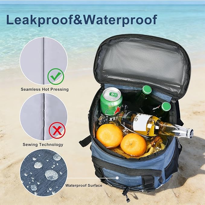 33 Cans Insulated Backpack Cooler - Image 5