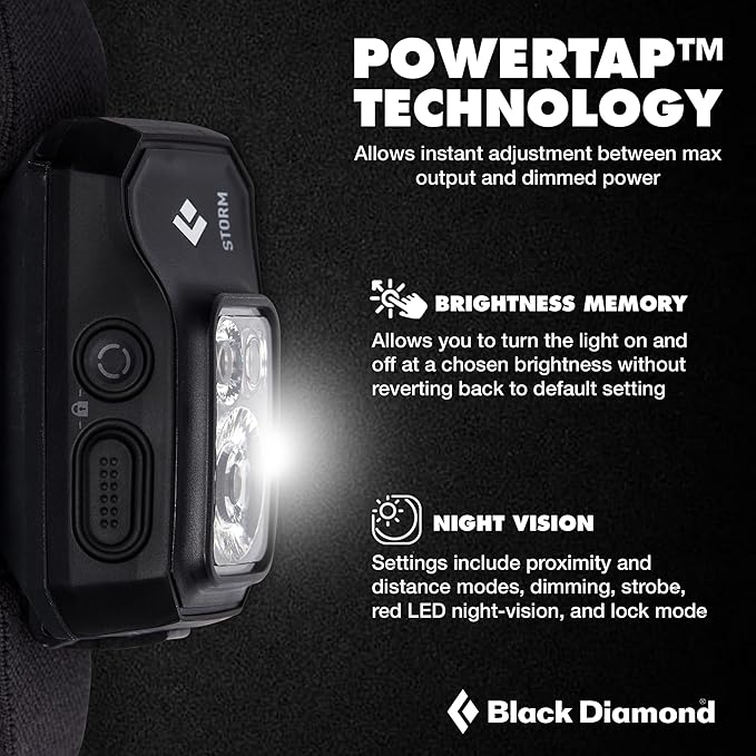 BLACK DIAMOND Storm 450 Headlamp | 450 Lumens Brightness | Waterproof & - Image 3