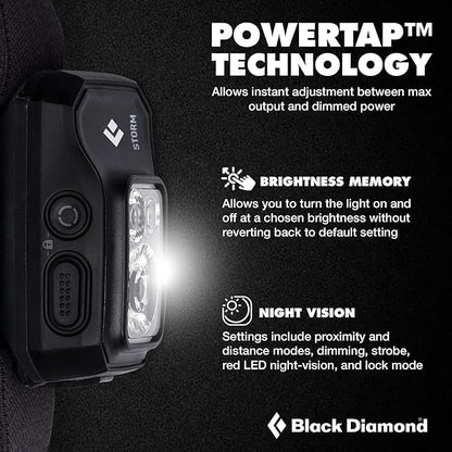 BLACK DIAMOND Storm 450 Headlamp | 450 Lumens Brightness | Waterproof & - Image 3