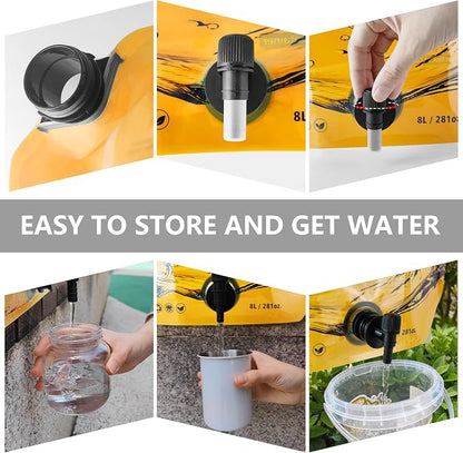 Collapsible 8L Water Storage Bag, BPA-Free Portable Folding Water Jug - Image 5