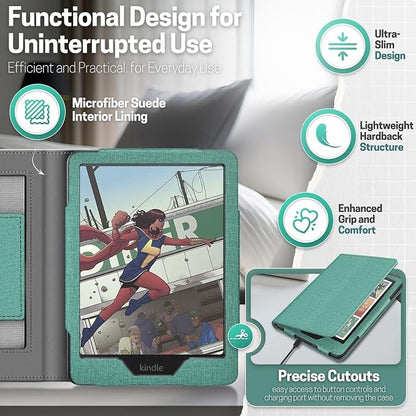 TNP Stand Case with Strap for Kindle Paperwhite 12th Gen 2024 / Kindle - Image 8