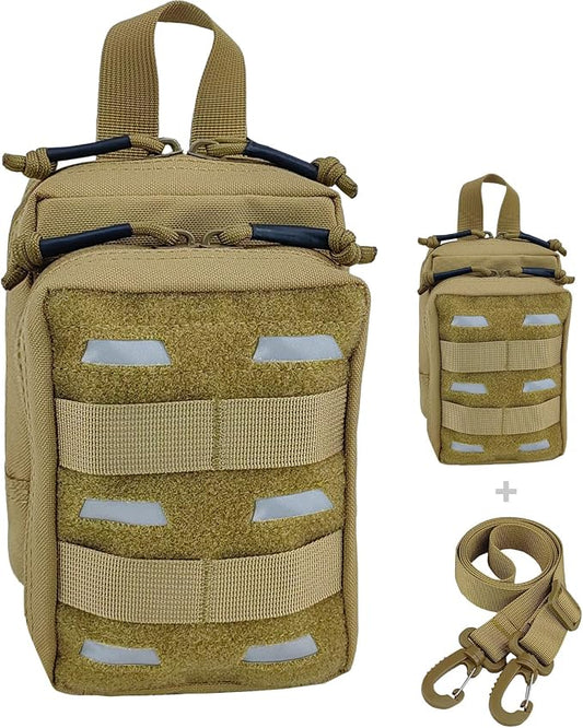 Tactical Pouch Water-Resistant Molle Multi Functional EDC Tool Compact Bag by Fyelo